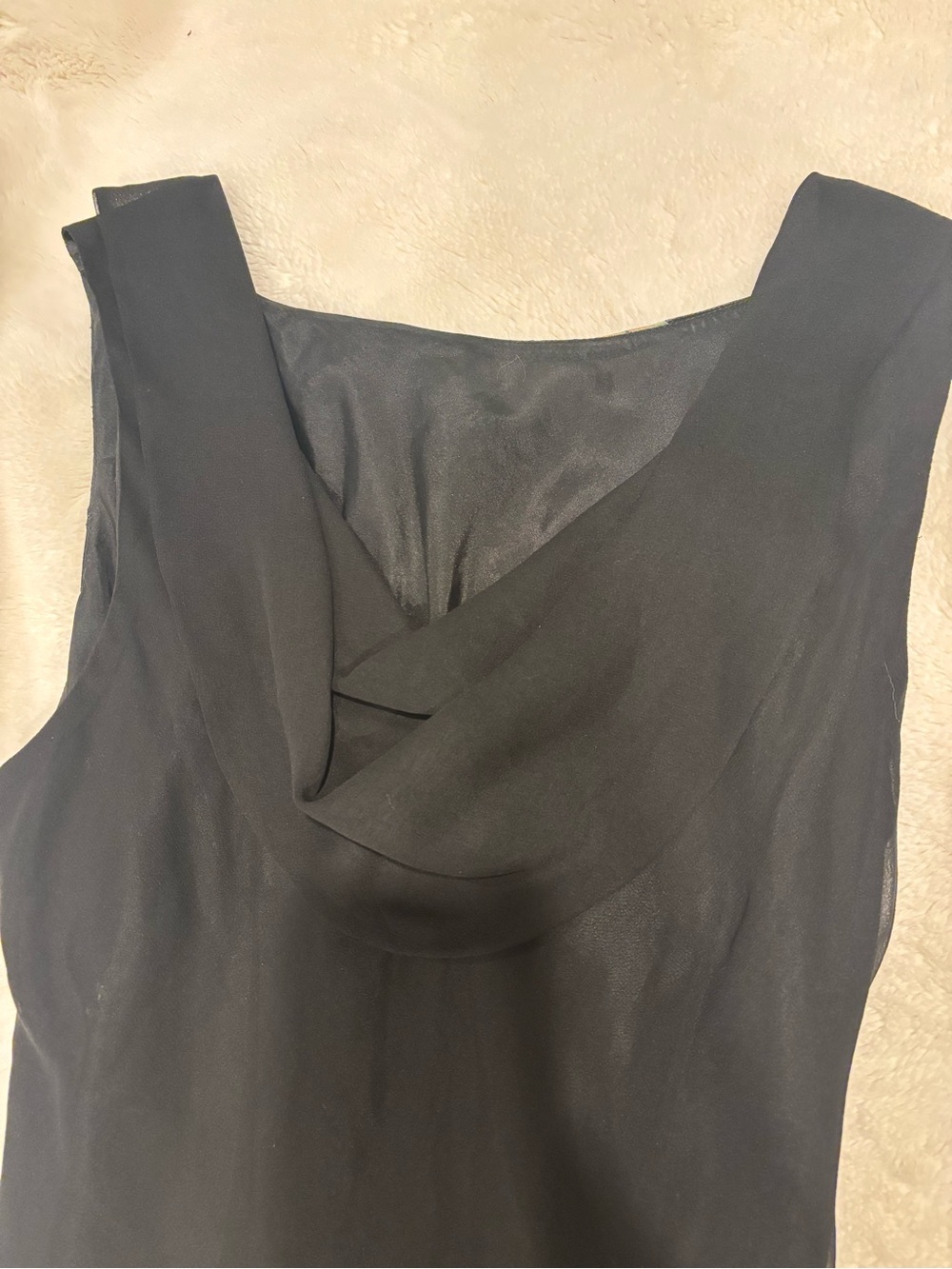 Vintage Robbie Bee Black Silk Bias Dress - Picture 5 of 6
